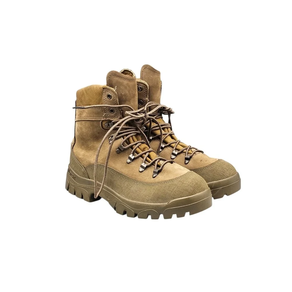 Belleville Men's Size 10.5 W 950 MCB Brown Leat HerMountain Combat Hiker Boots